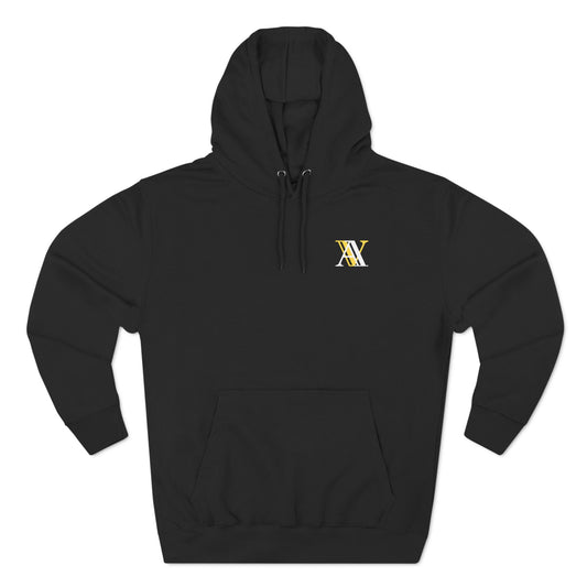 Avenzari Three-Panel Fleece Hoodie | AV-Edition Black